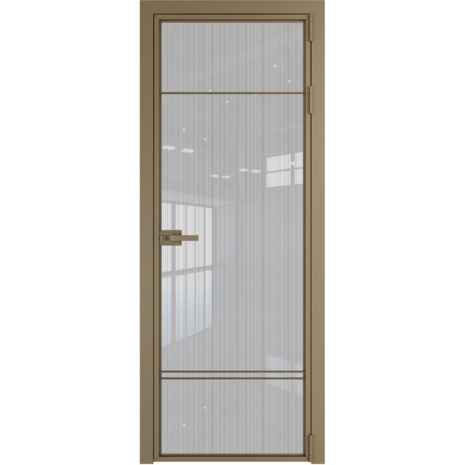 Дверь межкомнатная  алюминиевая  4 AX ProfilDoors (Шампань, Страйп)