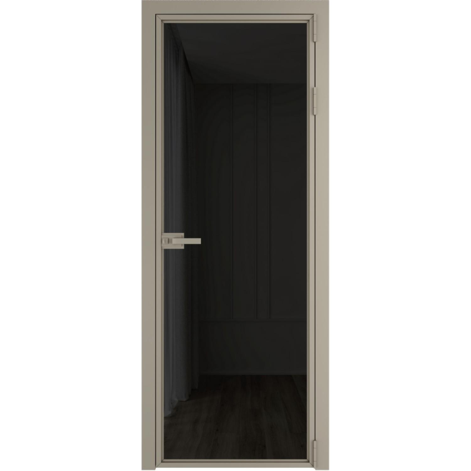 Дверь межкомнатная  алюминиевая  1 AX ProfilDoors (Никель, Тонированное)