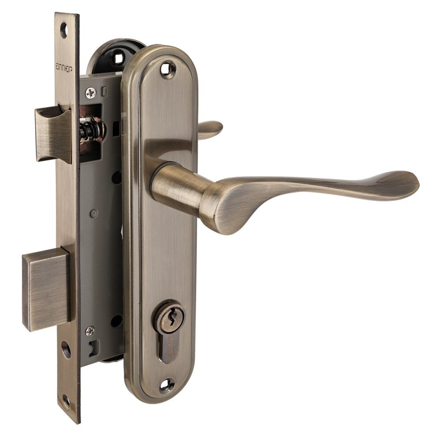 Замок врезной 127/1 (ст бронза)