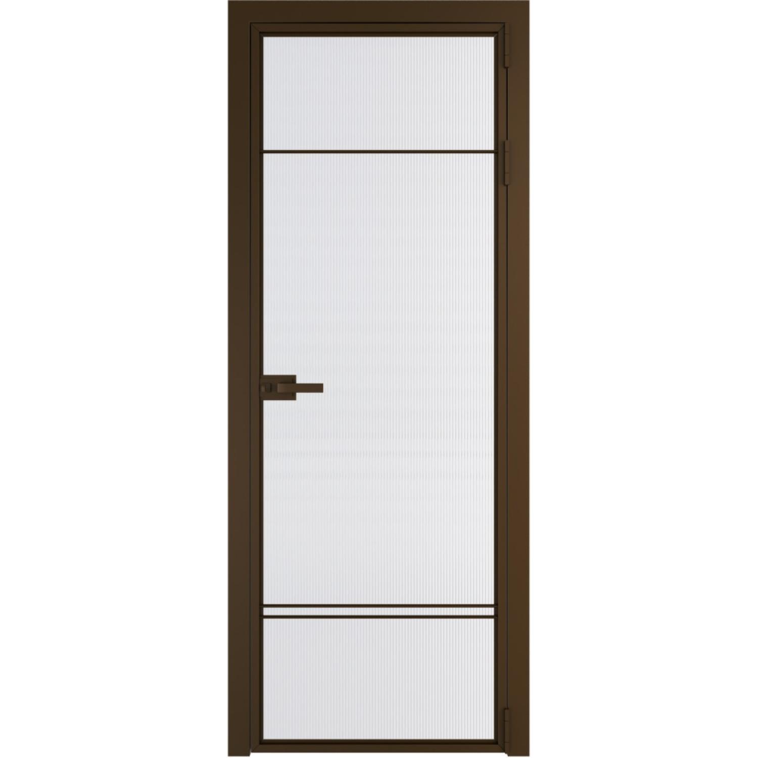 Дверь межкомнатная  алюминиевая  4 AX ProfilDoors (Деорэ, Мору двухстороннее белое)