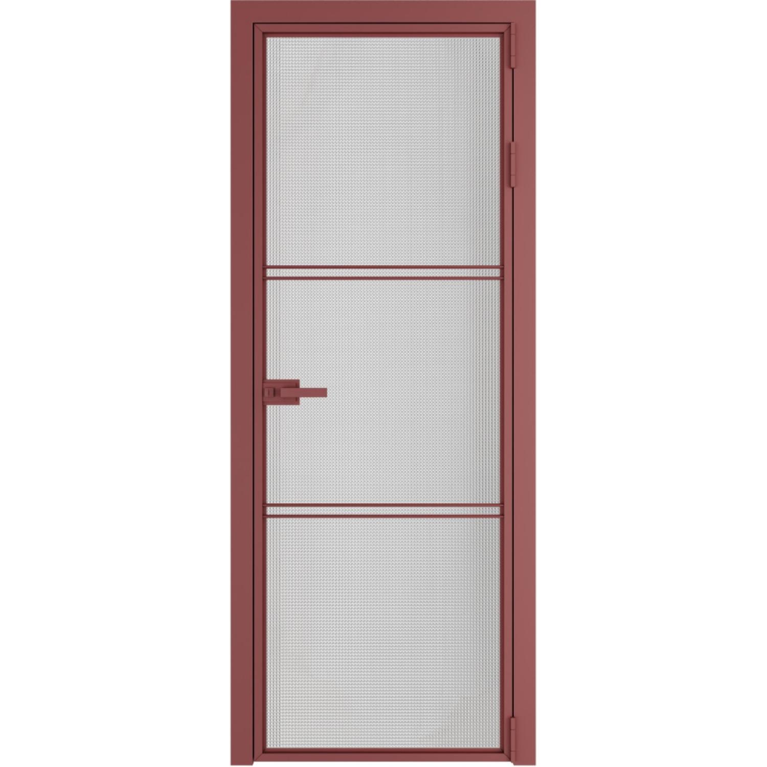 Дверь межкомнатная  алюминиевая  3 AX ProfilDoors (Красный антрацит, Кризет)