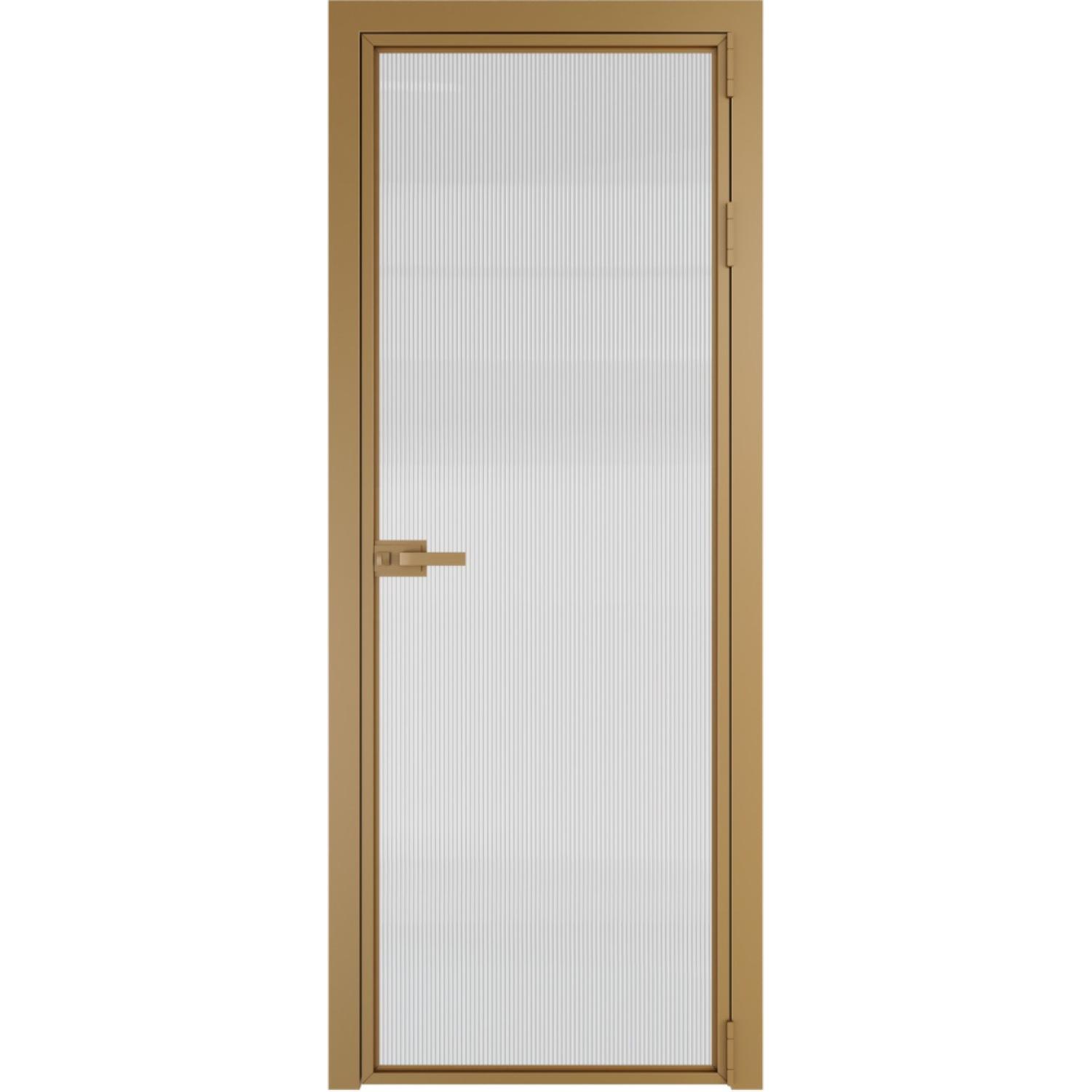 Дверь межкомнатная  алюминиевая  1 AX ProfilDoors (Золото, Мору осветленное)