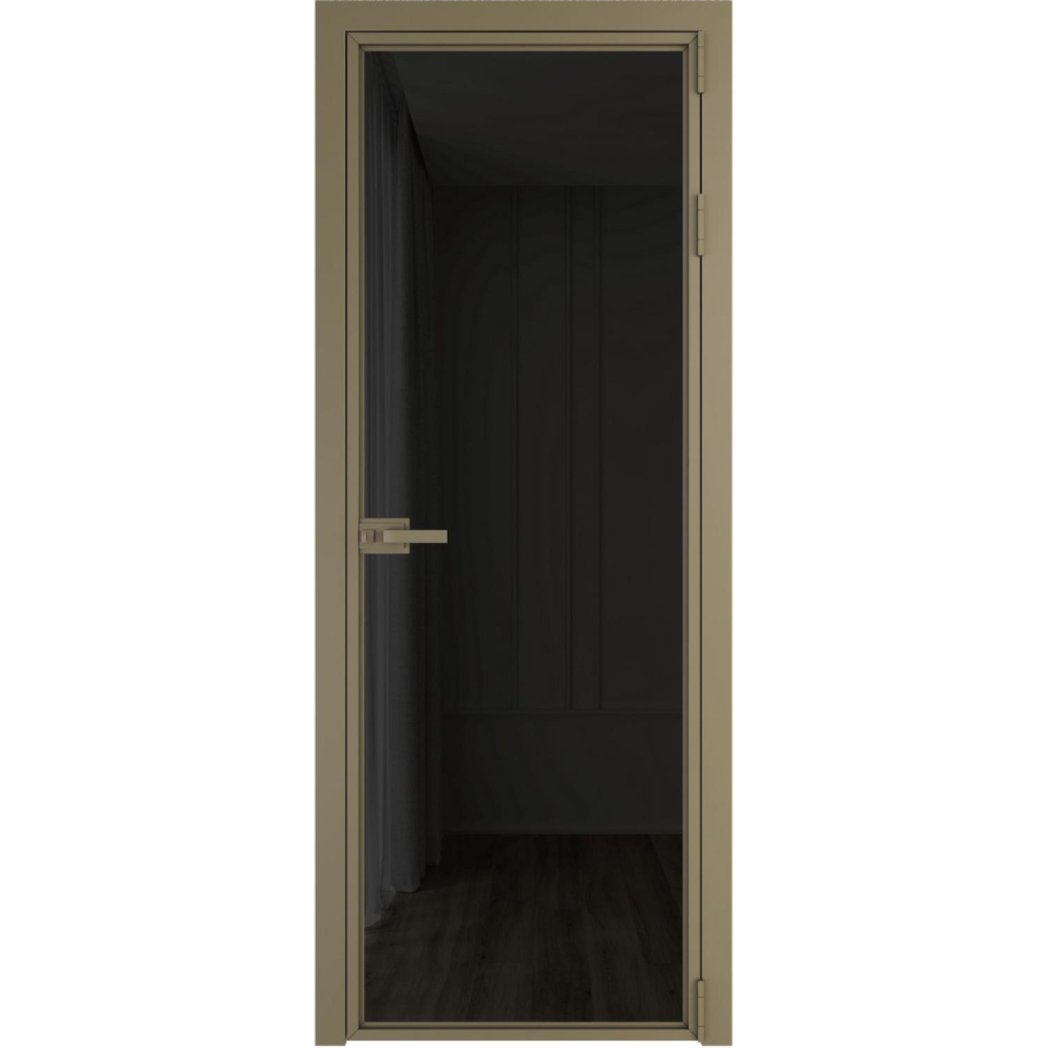 Дверь межкомнатная  алюминиевая  1 AX ProfilDoors (Шампань, Тонированное)