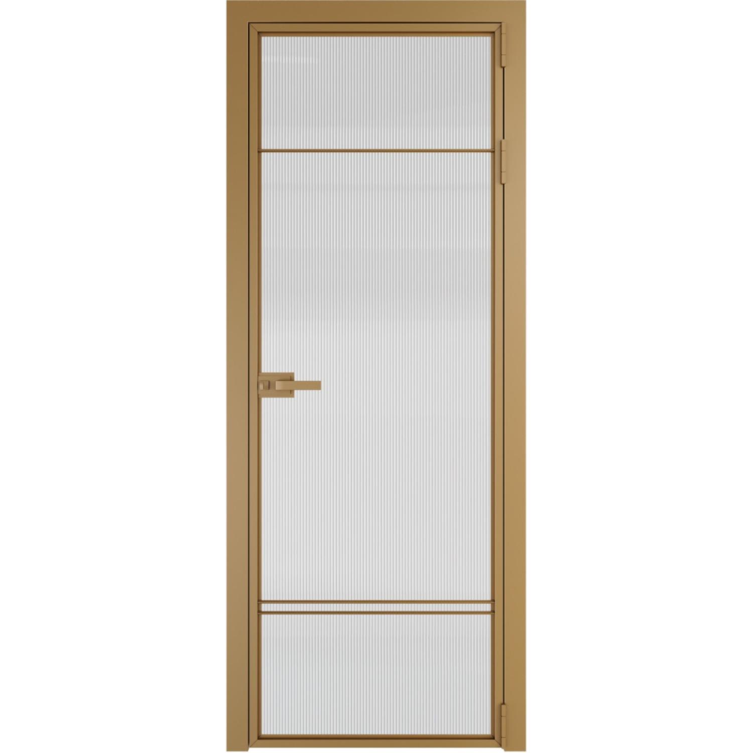 Дверь межкомнатная  алюминиевая  4 AX ProfilDoors (Золото, Мору осветленное)