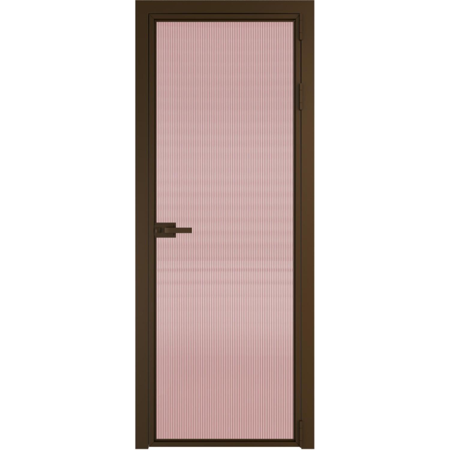 Дверь межкомнатная  алюминиевая  1 AX ProfilDoors (Деорэ, Мору розовое)