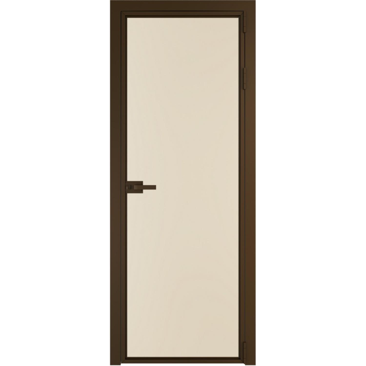 Дверь межкомнатная  алюминиевая  1 AX ProfilDoors (Деорэ, Монохром жемчуг)