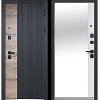 Входная дверь Luxor Дуб Вертикаль Зеркало