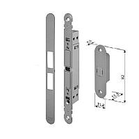 Магнитная дверная защелка Touch FR196 с накладками в комплекте B011203078642 серый