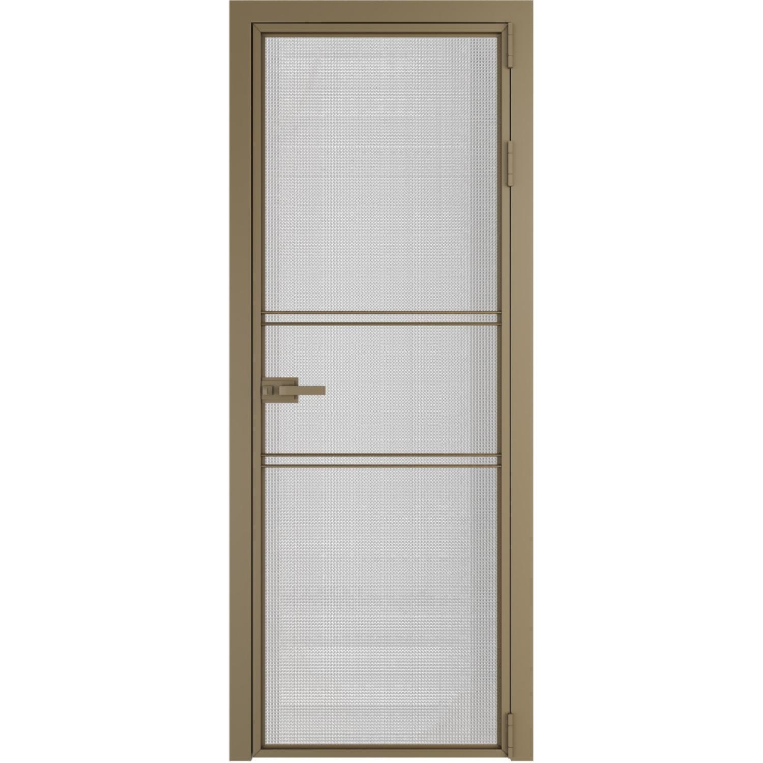 Дверь межкомнатная  алюминиевая  2 AX ProfilDoors (Шампань, Кризет)