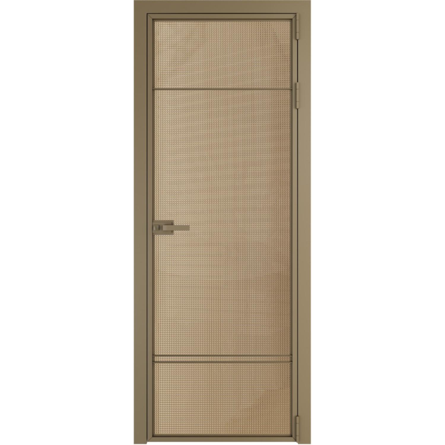 Дверь межкомнатная  алюминиевая  4 AX ProfilDoors (Шампань, Кризет золото)