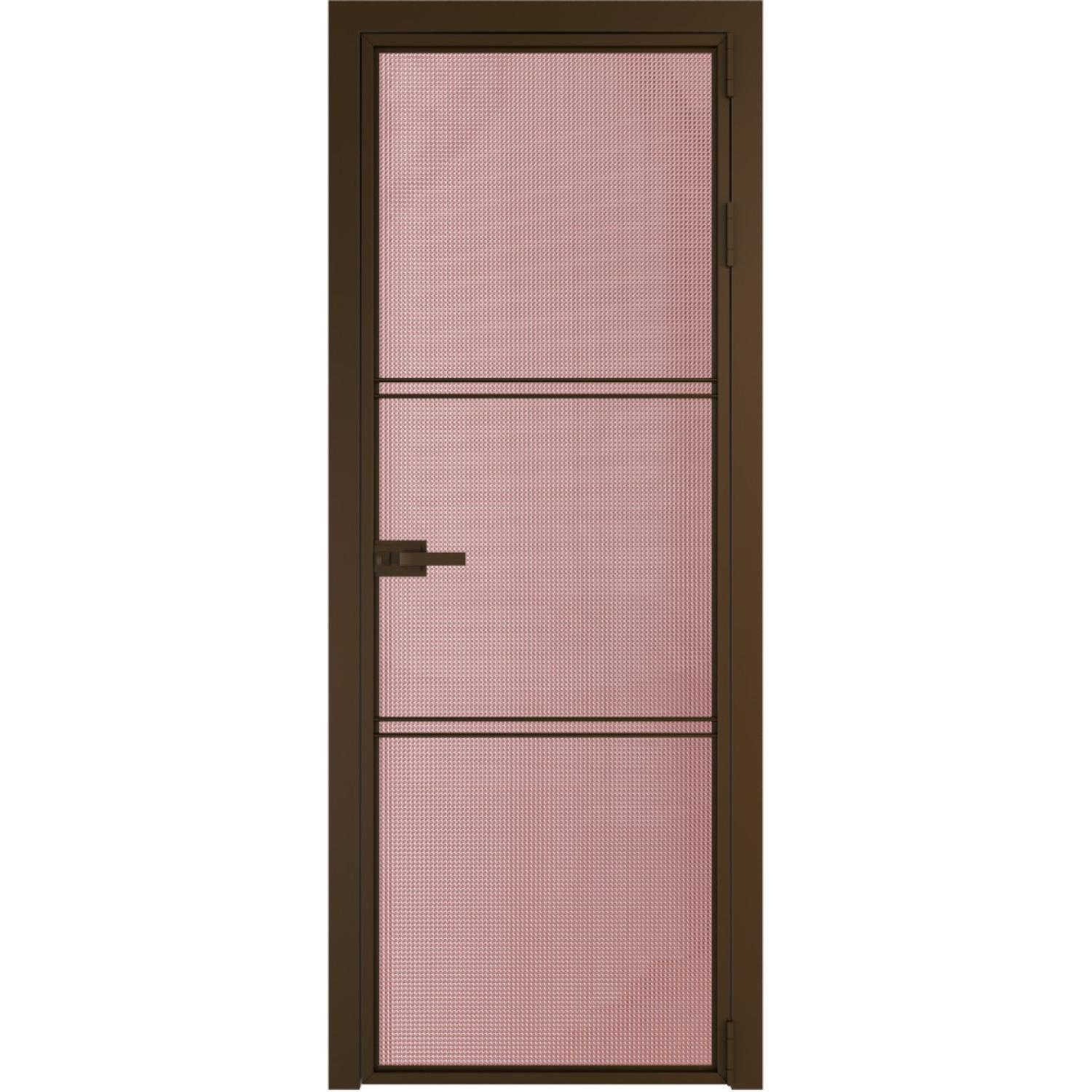 Дверь межкомнатная  алюминиевая  3 AX ProfilDoors (Деорэ, Кризет розовый)