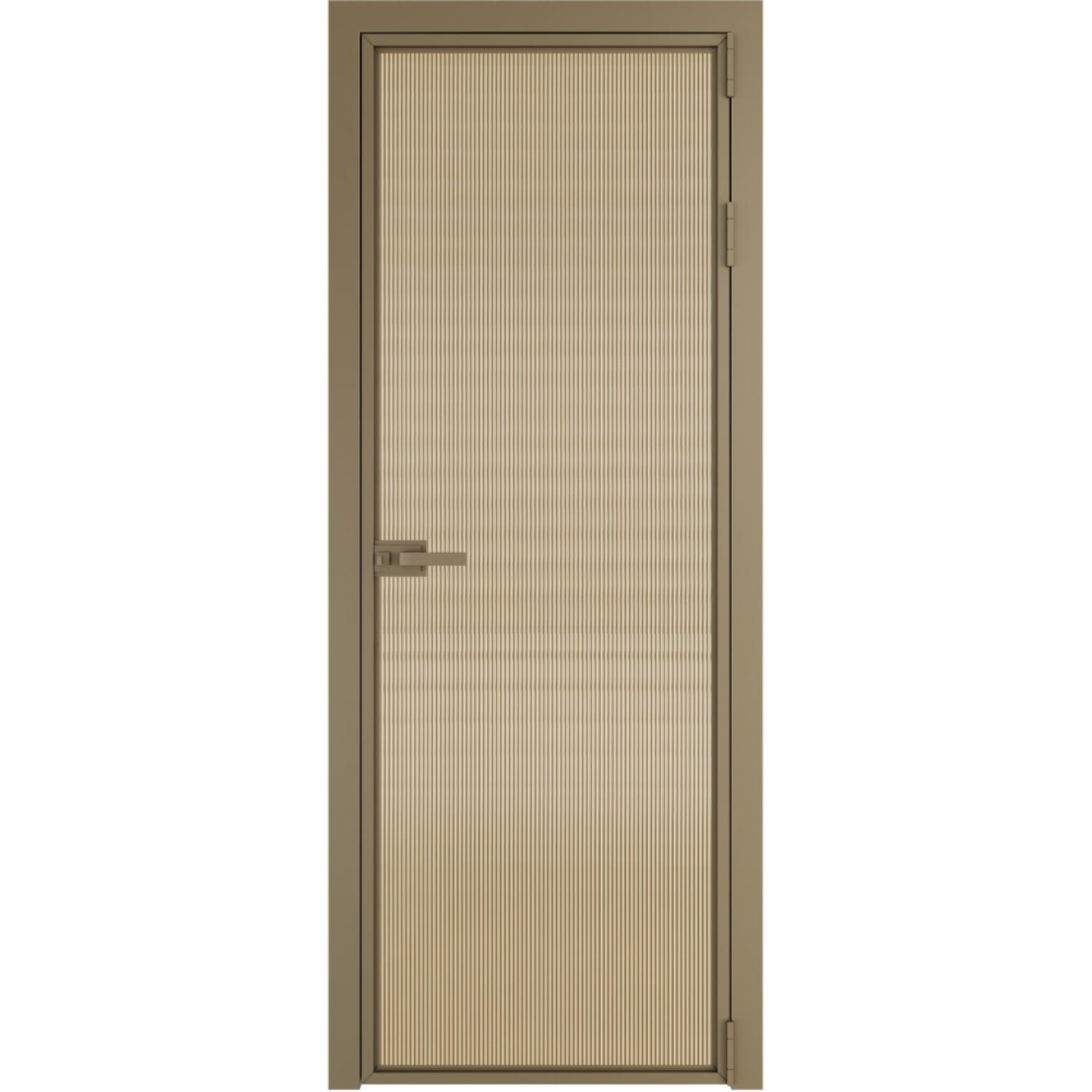 Дверь межкомнатная  алюминиевая  1 AX ProfilDoors (Шампань, Мору золото)