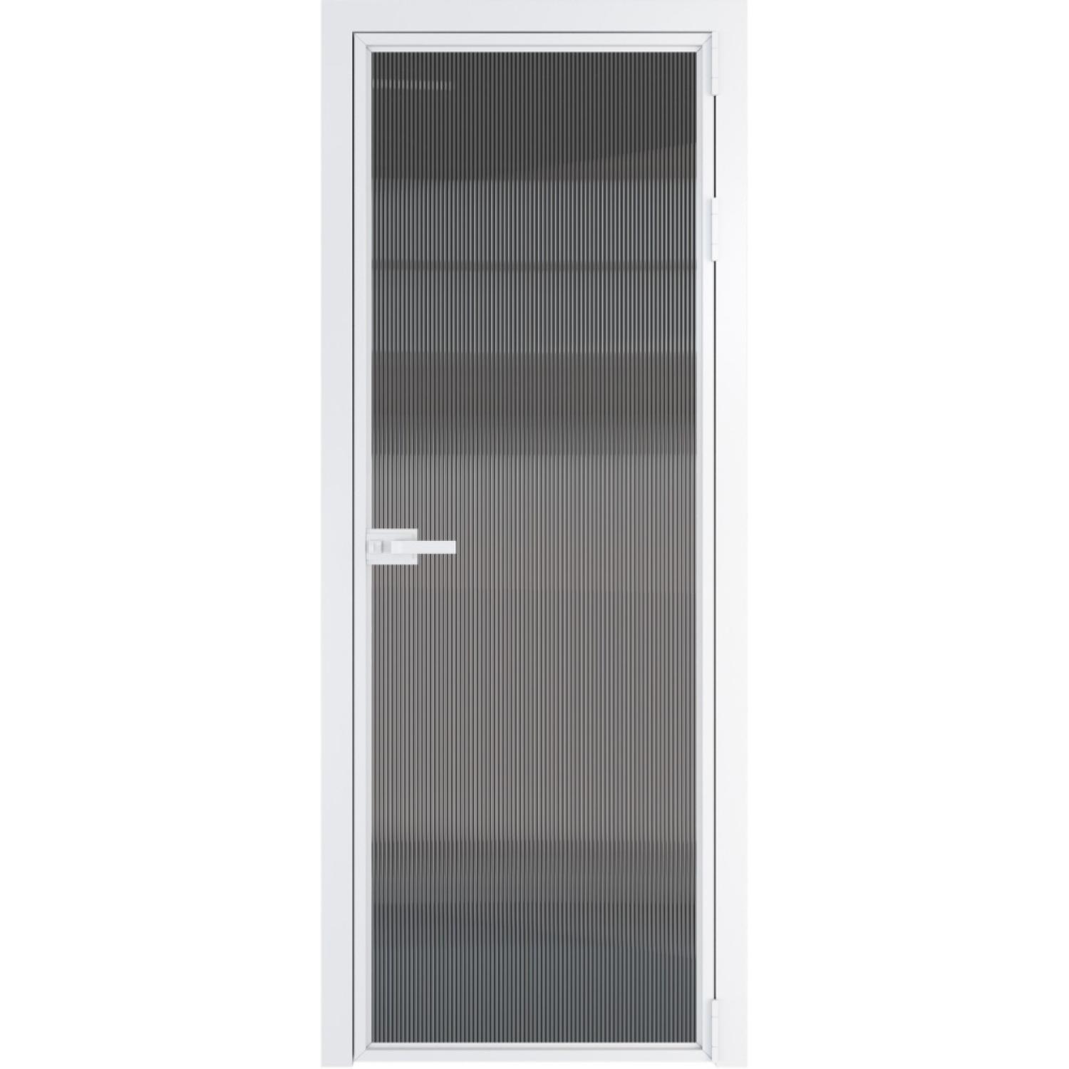 Дверь межкомнатная  алюминиевая  1 AX ProfilDoors (Вайт, Мору тонированное)