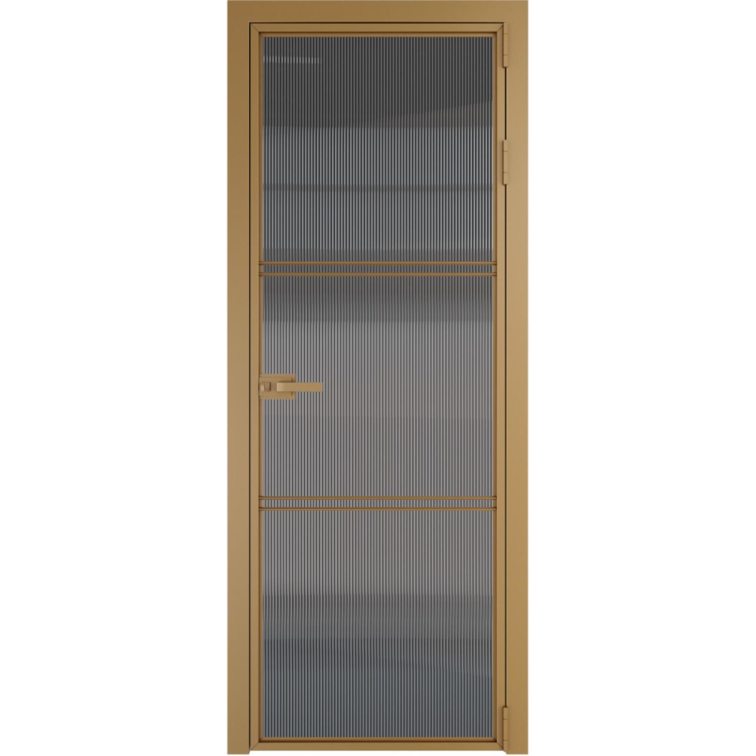 Дверь межкомнатная  алюминиевая  3 AX ProfilDoors (Золото, Мору тонированное)