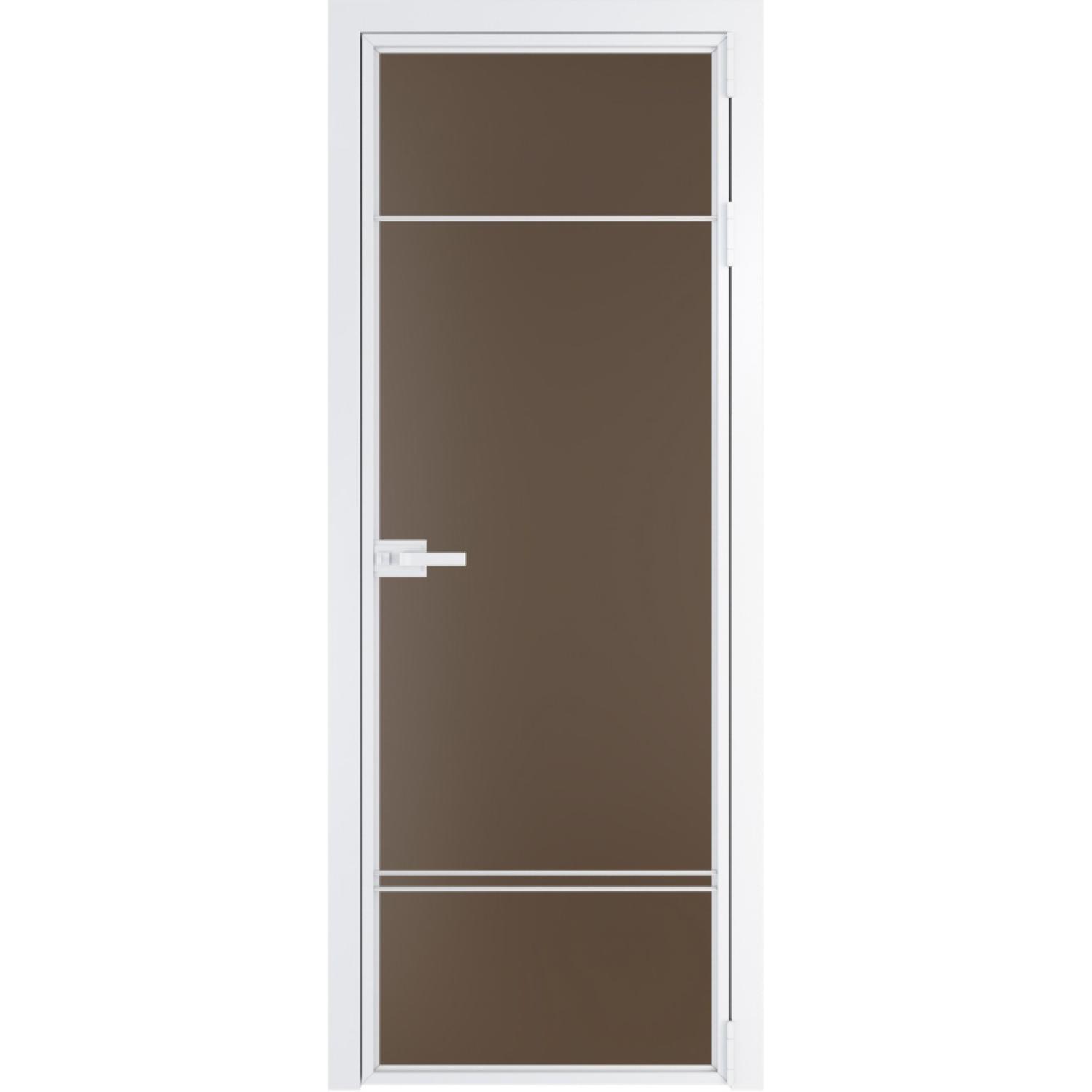 Дверь межкомнатная  алюминиевая  4 AX ProfilDoors (Вайт, Монохром гляссе)