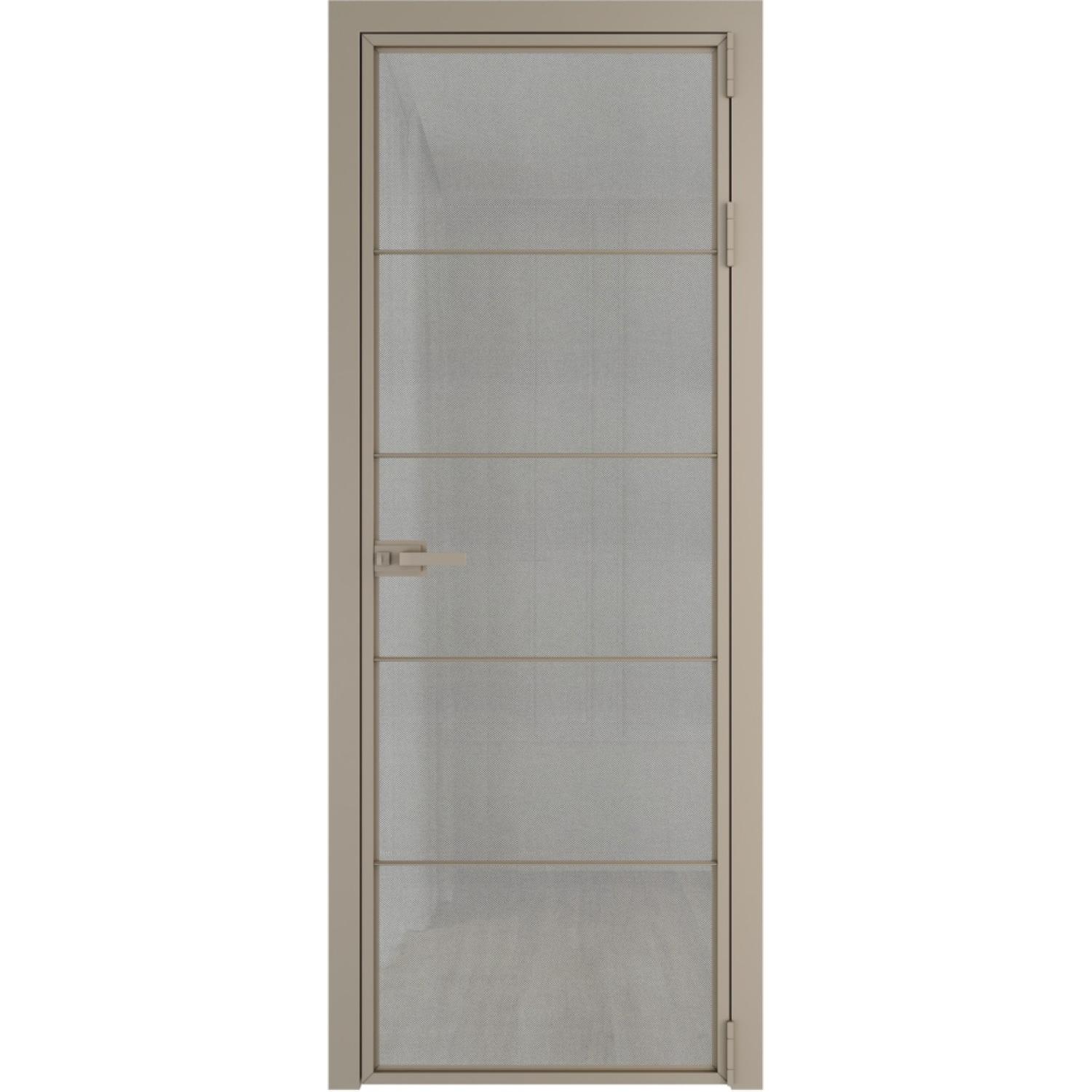 Дверь межкомнатная  алюминиевая  5 AX ProfilDoors (Никель, Рэте)
