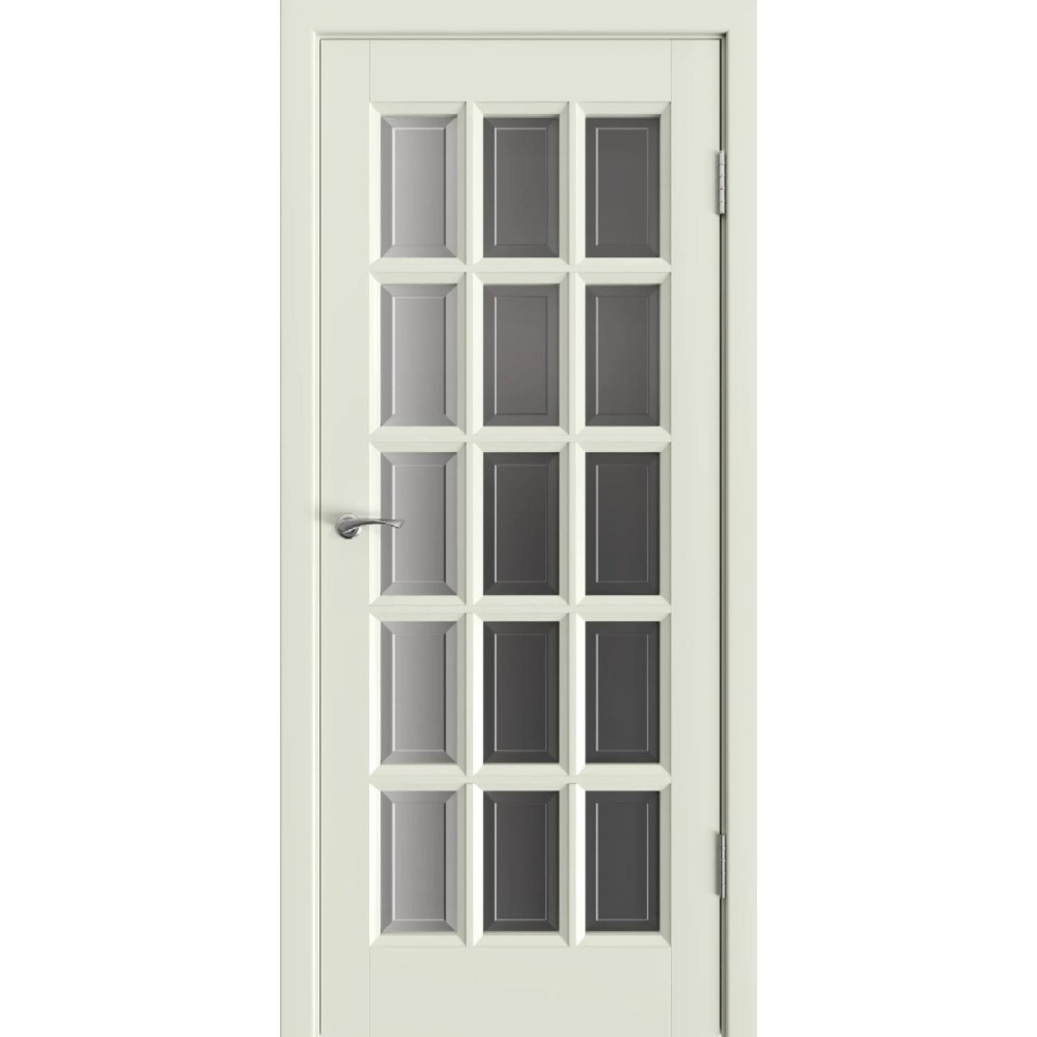 Дверь межкомнатная масси ольхи Шарден ДО (2000*600, Белый (65), Бронза фацет, Заказная)