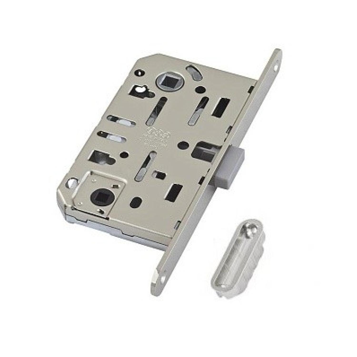 B0610250640 Замок дверной сан.тех. Polaris 2XT с ответной планкой (AGB) (06 хром)