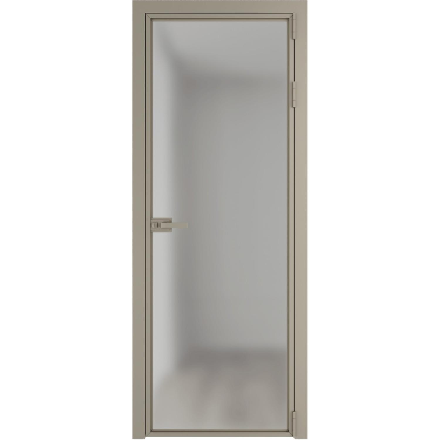 Дверь межкомнатная  алюминиевая  1 AX ProfilDoors (Никель, Матовое)