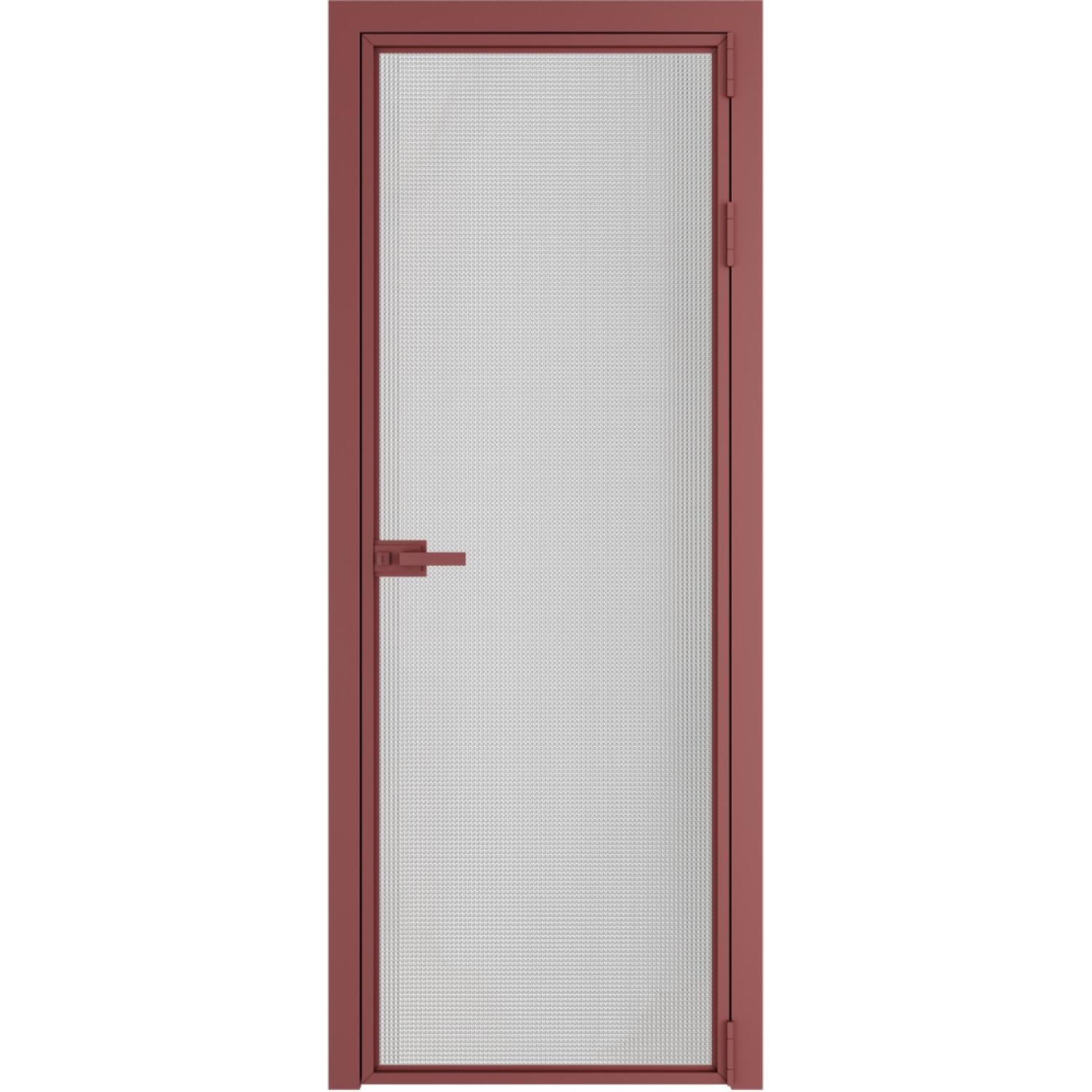 Дверь межкомнатная  алюминиевая  1 AX ProfilDoors (Красный антрацит, Кризет)