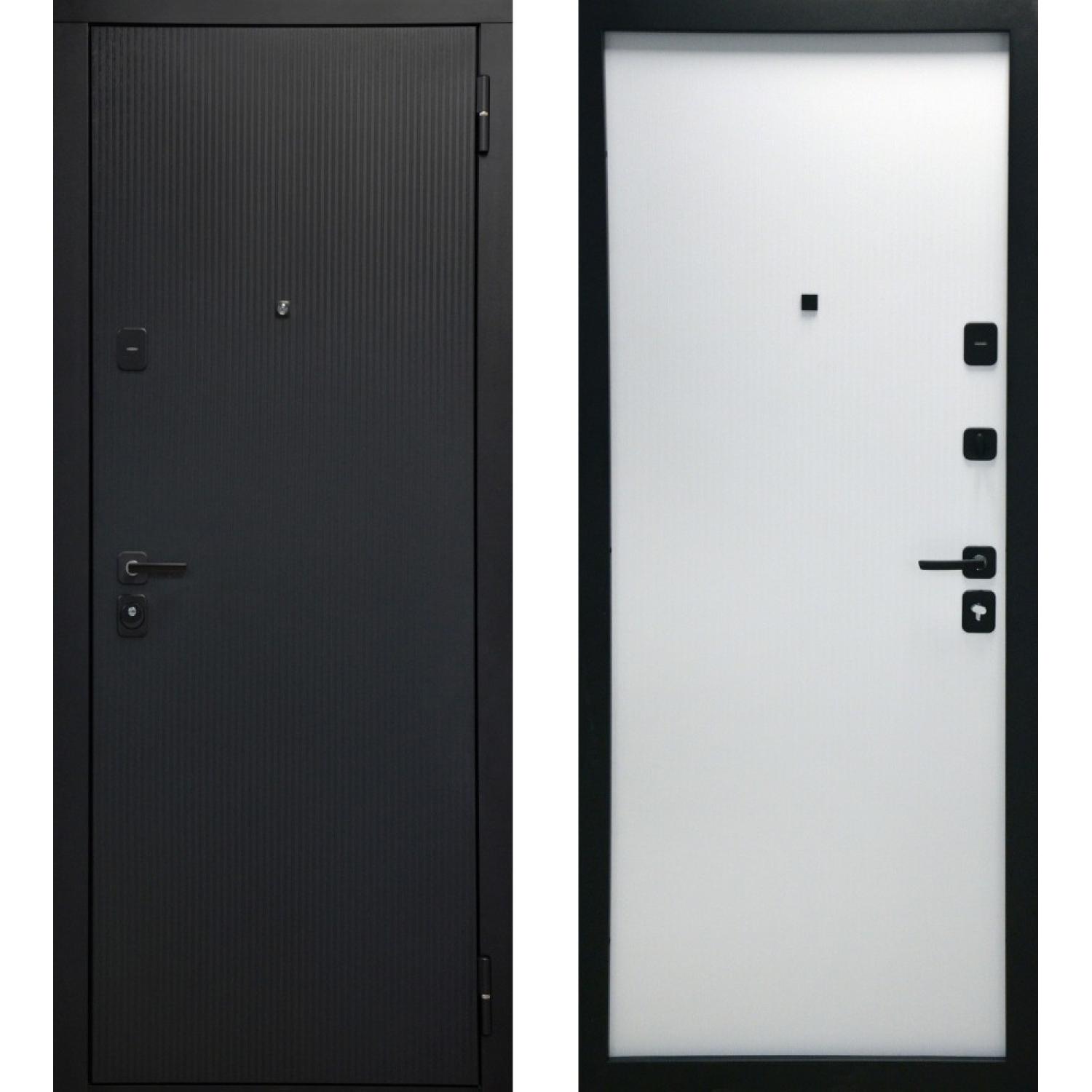 Входная дверь TR7 (960*2050 R, Вудлайн чёрный (ПВХ), Вудлайн белый (ПВХ), Заказная)