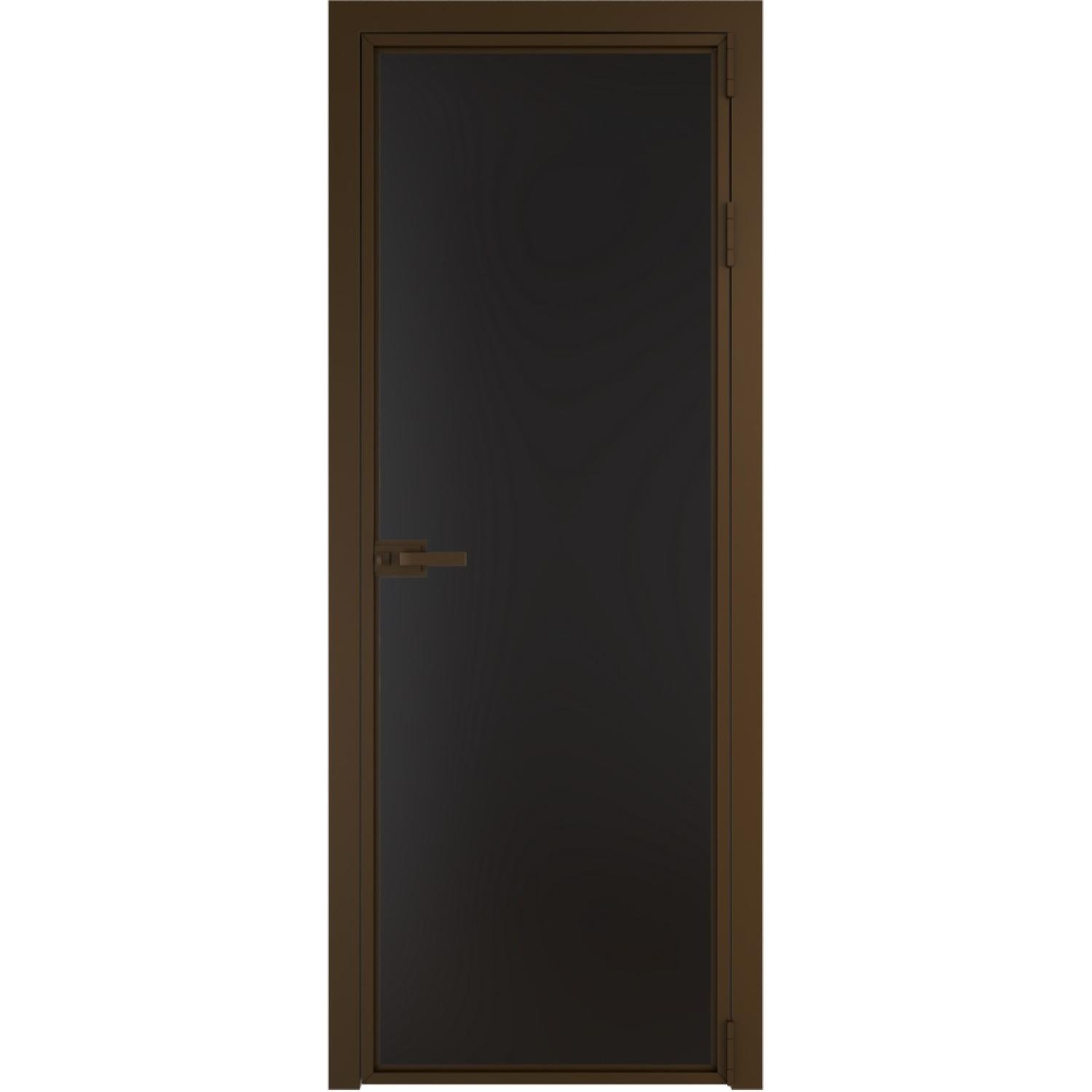 Дверь межкомнатная  алюминиевая  1 AX ProfilDoors (Деорэ, Монохром черный)