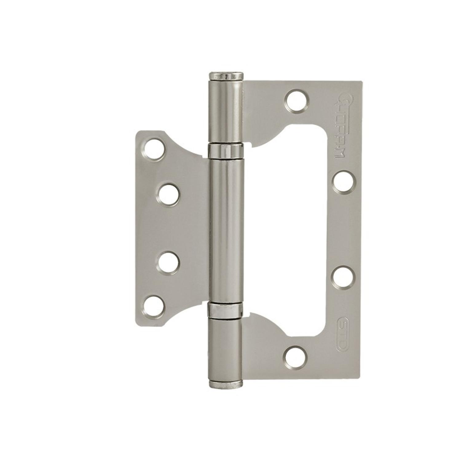 Петля накладная 800-4 FHP-STD (100*75*2,5) (мат.ник.)