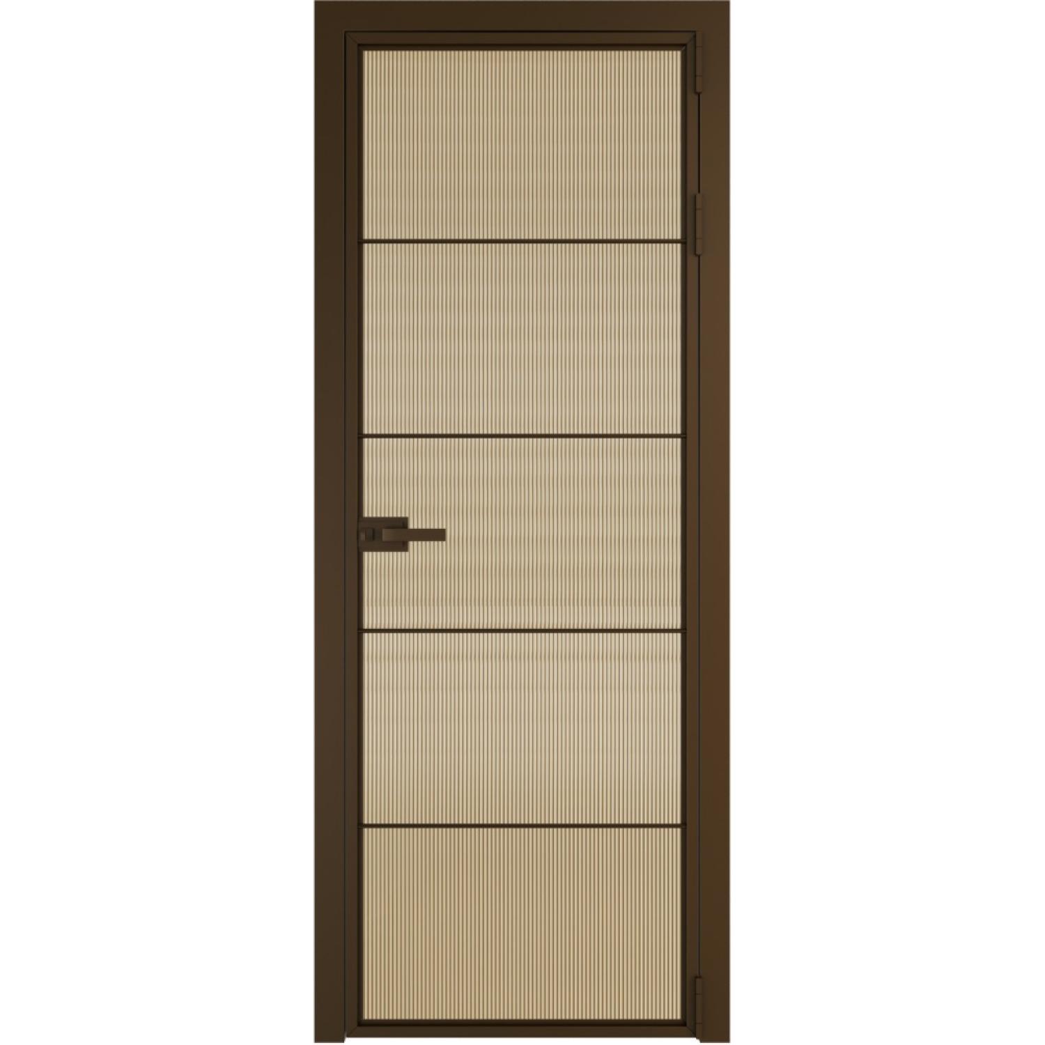 Дверь межкомнатная  алюминиевая  5 AX ProfilDoors (Деорэ, Мору золото)