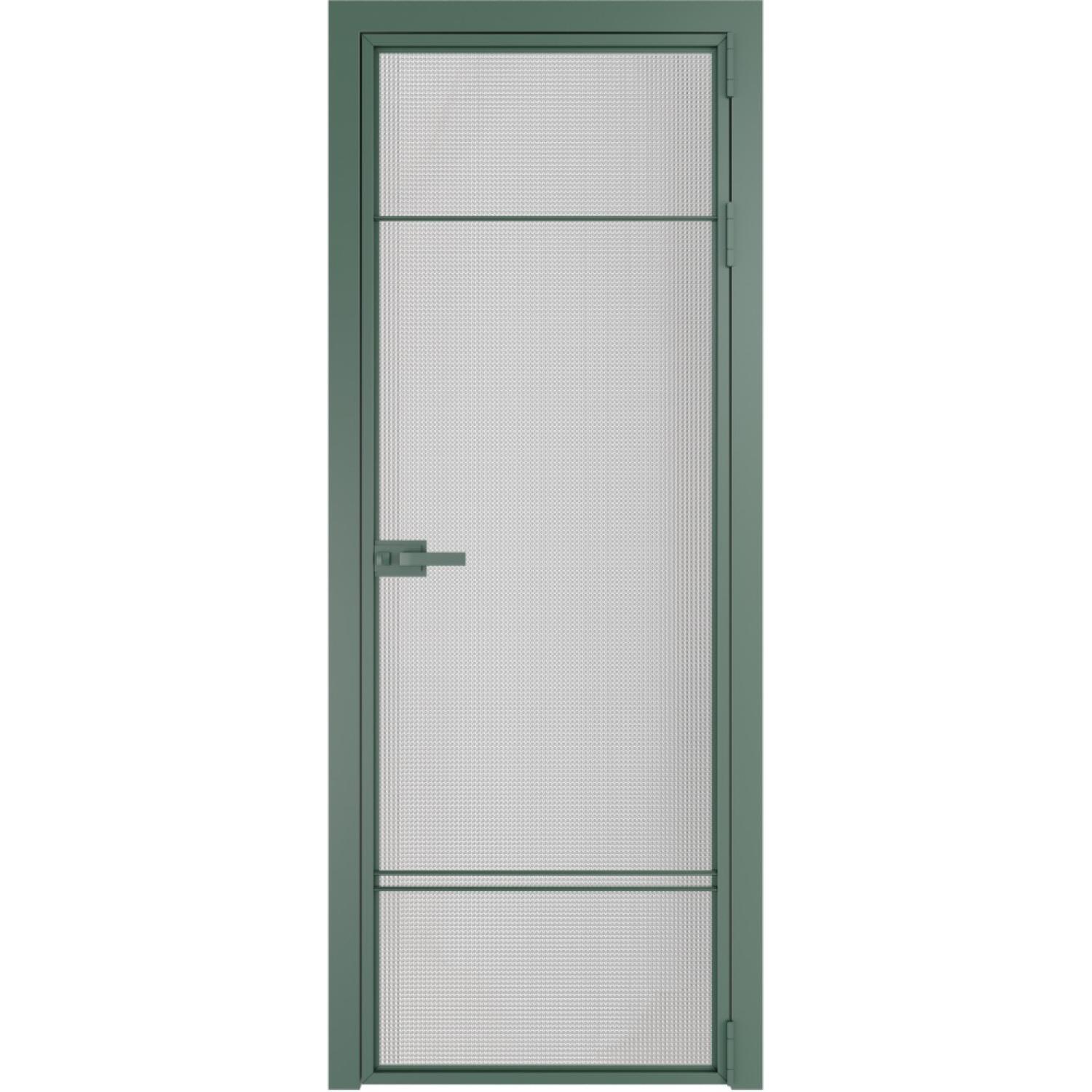 Дверь межкомнатная  алюминиевая  4 AX ProfilDoors (Зеленый воск, Кризет)