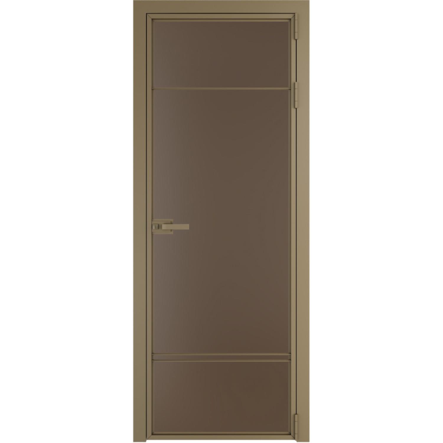 Дверь межкомнатная  алюминиевая  4 AX ProfilDoors (Шампань, Монохром гляссе)