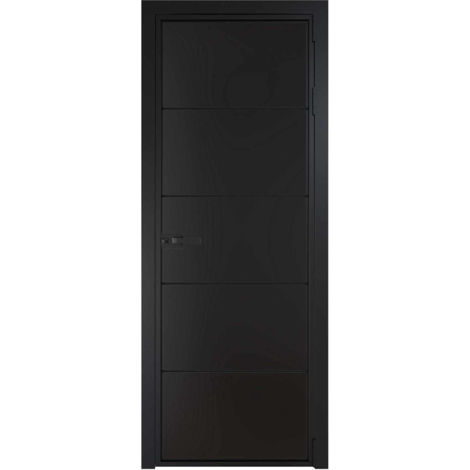 Дверь межкомнатная  алюминиевая  5 AX ProfilDoors (Черный, Монохром черный)