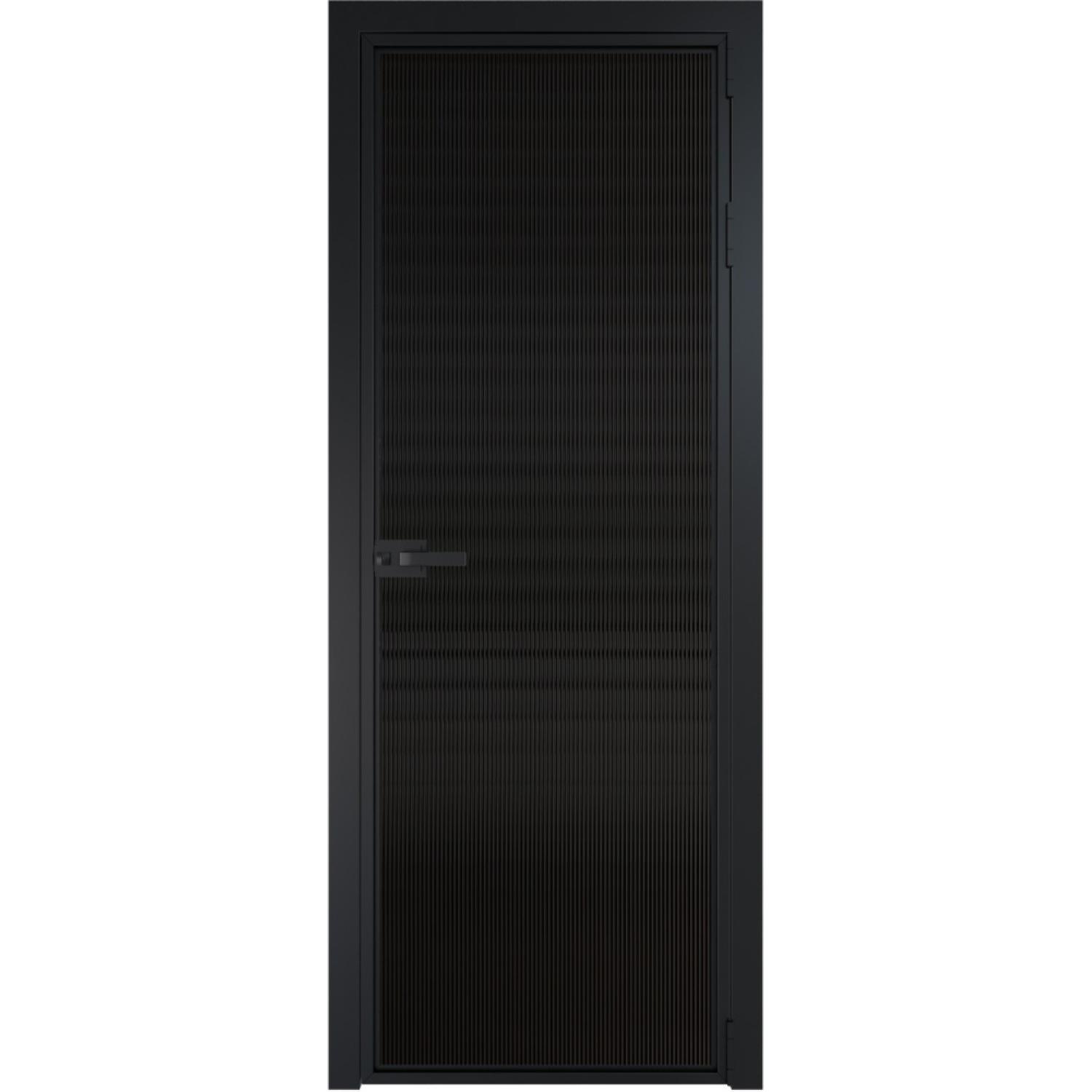 Дверь межкомнатная  алюминиевая  1 AX ProfilDoors (Черный, Мору черное)