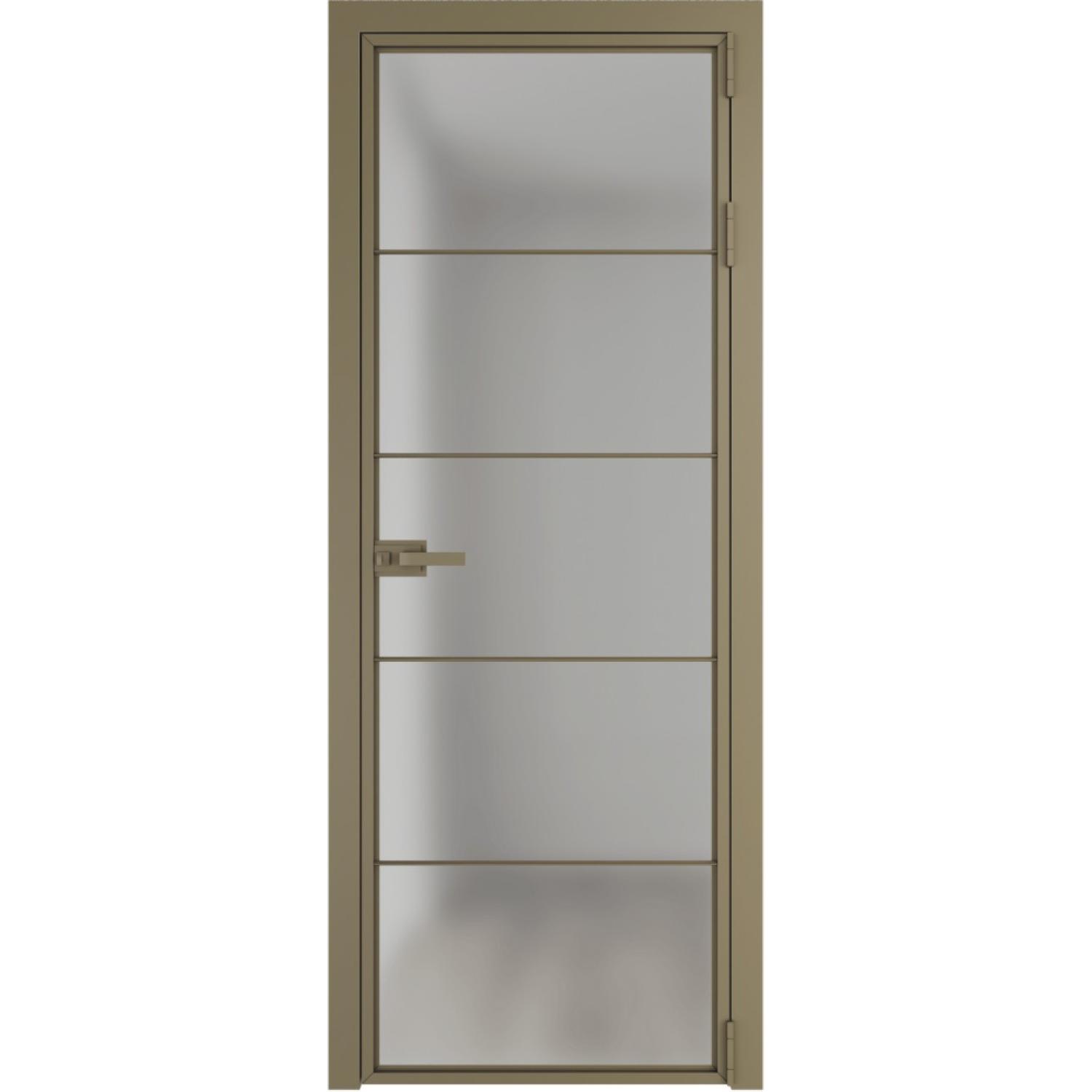Дверь межкомнатная  алюминиевая  5 AX ProfilDoors (Шампань, Матовое)