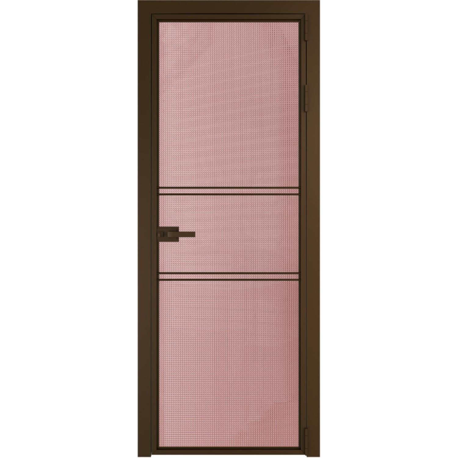 Дверь межкомнатная  алюминиевая  2 AX ProfilDoors (Деорэ, Кризет розовый)