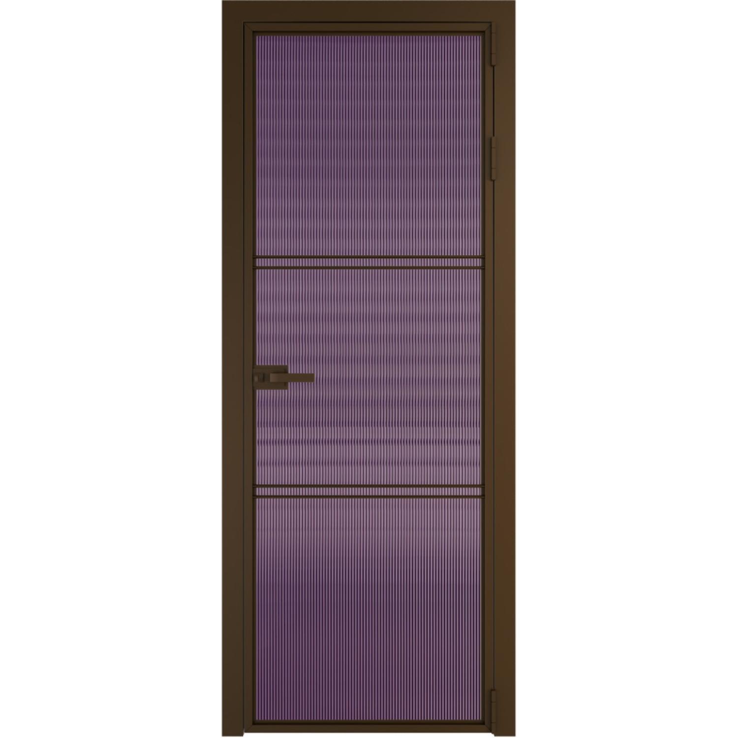 Дверь межкомнатная  алюминиевая  3 AX ProfilDoors (Деорэ, Мору фиолетовое)