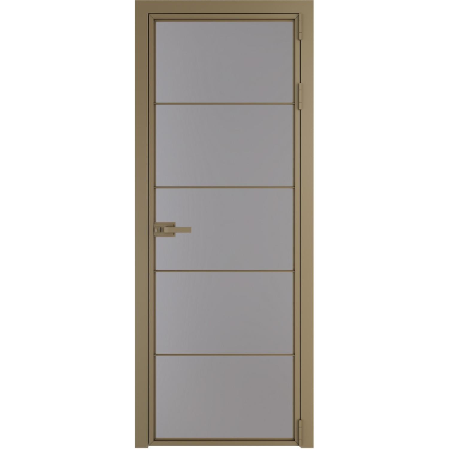 Дверь межкомнатная  алюминиевая  5 AX ProfilDoors (Шампань, Монохром серый)