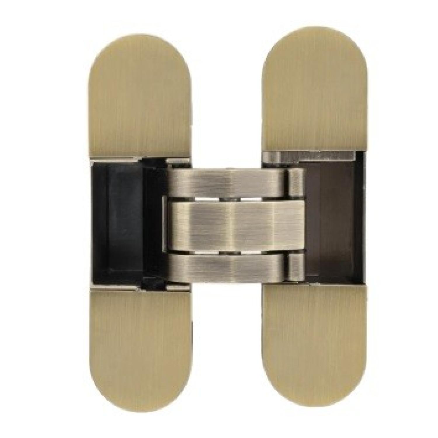 Петля скрытая 2.0 c накладками (бронза)