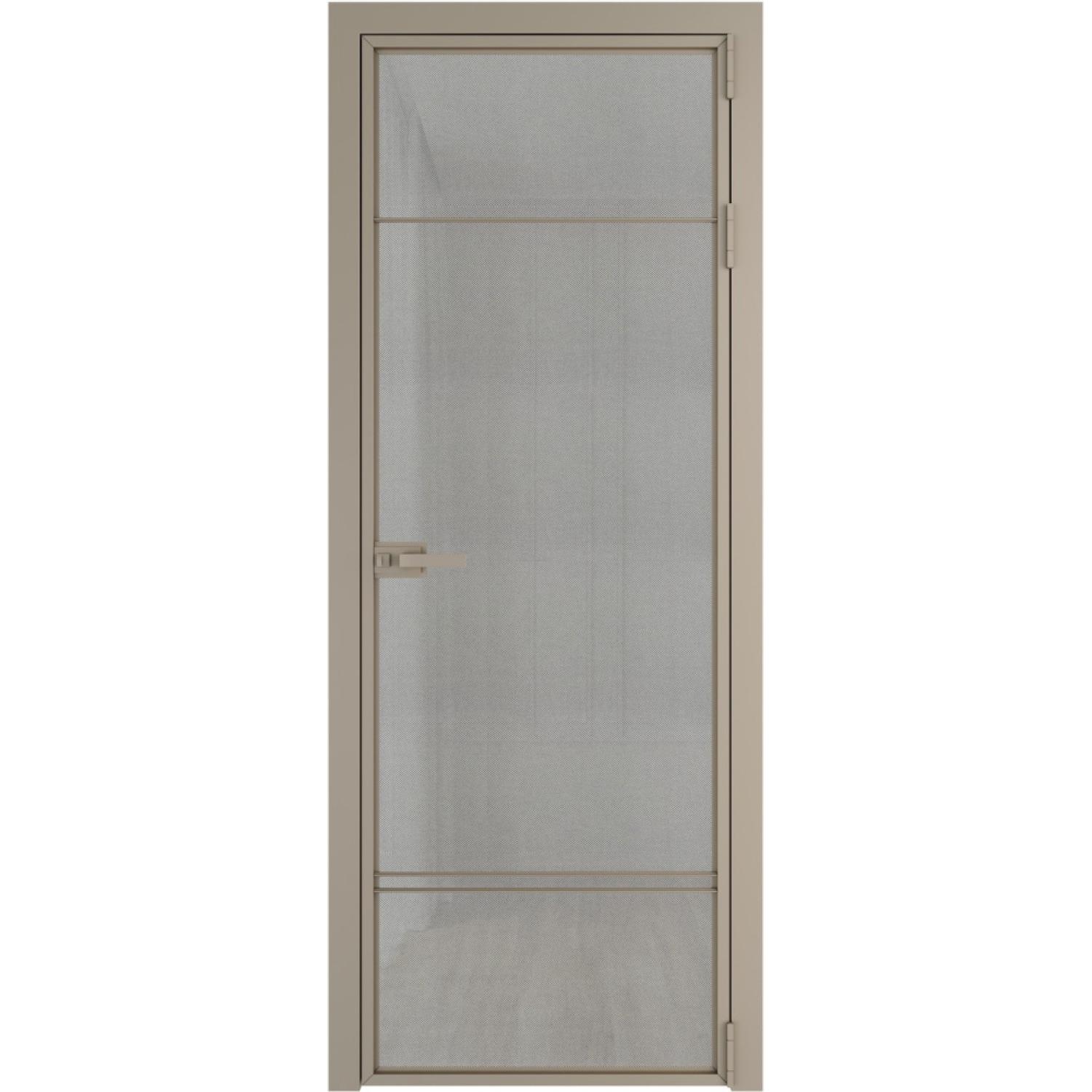 Дверь межкомнатная  алюминиевая  4 AX ProfilDoors (Никель, Рэте)