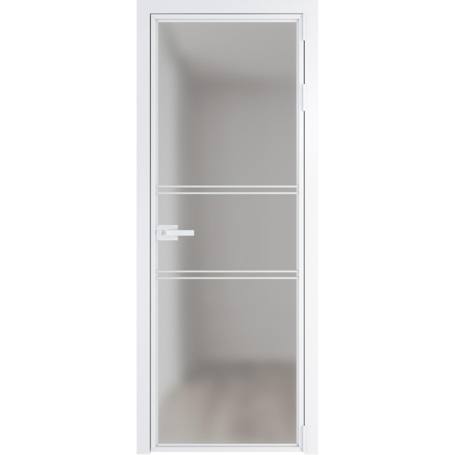 Дверь межкомнатная  алюминиевая  2 AX ProfilDoors (Вайт, Матовое)