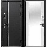 Входная дверь Luxor Букле черный Зеркало