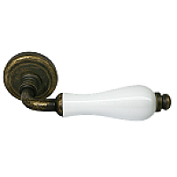 Ручка дверная CERAMICA CC-3 OBA/CHAMP(бронза,шампань)  (Morelli LUX)