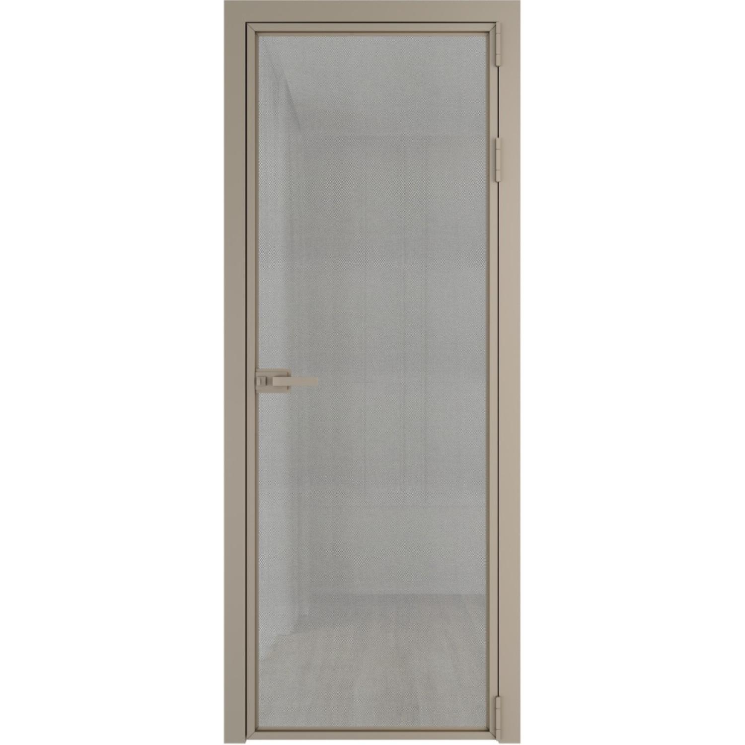 Дверь межкомнатная  алюминиевая  1 AX ProfilDoors (Никель, Рэте)
