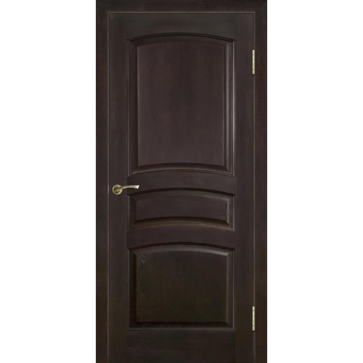 Дверь межкомнатная Модель №16 ДГ сосна (2000*700, Темный  лак, Заказная)