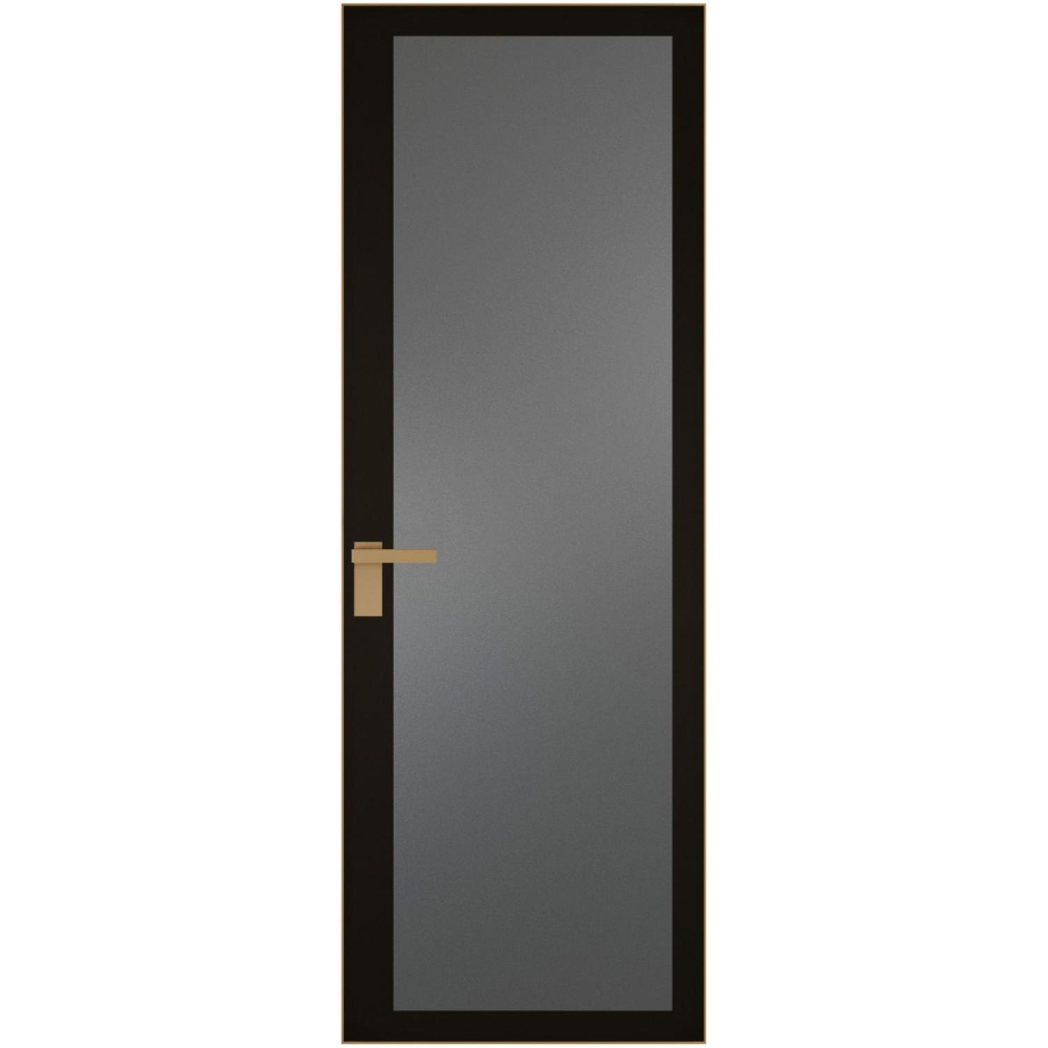 2 AGK (Мателюкс графит, черный прокрас, Профиль Золото, Заказная)