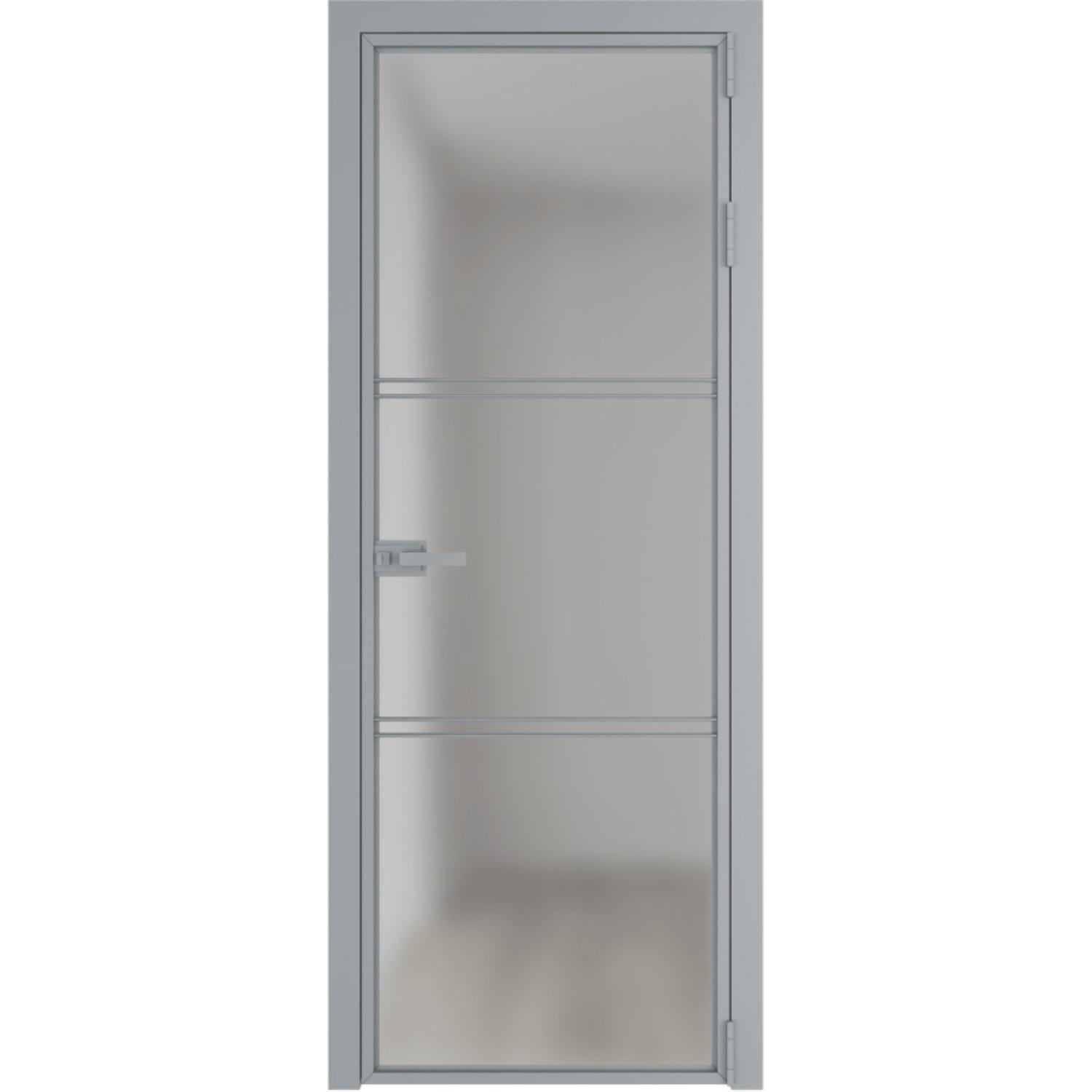 Дверь межкомнатная  алюминиевая  3 AX ProfilDoors (Серебро, Матовое)