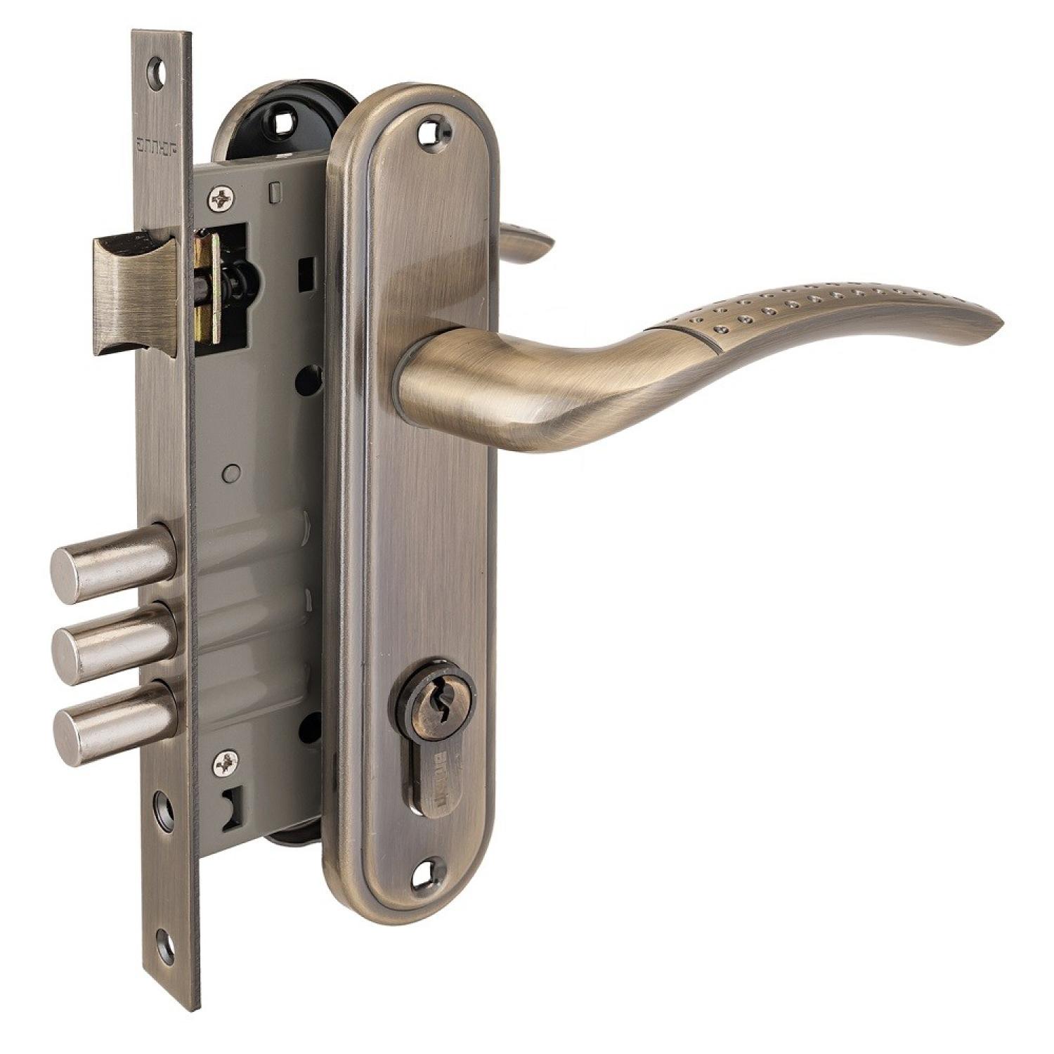 Замок врезной 132/3 (ст бронза)