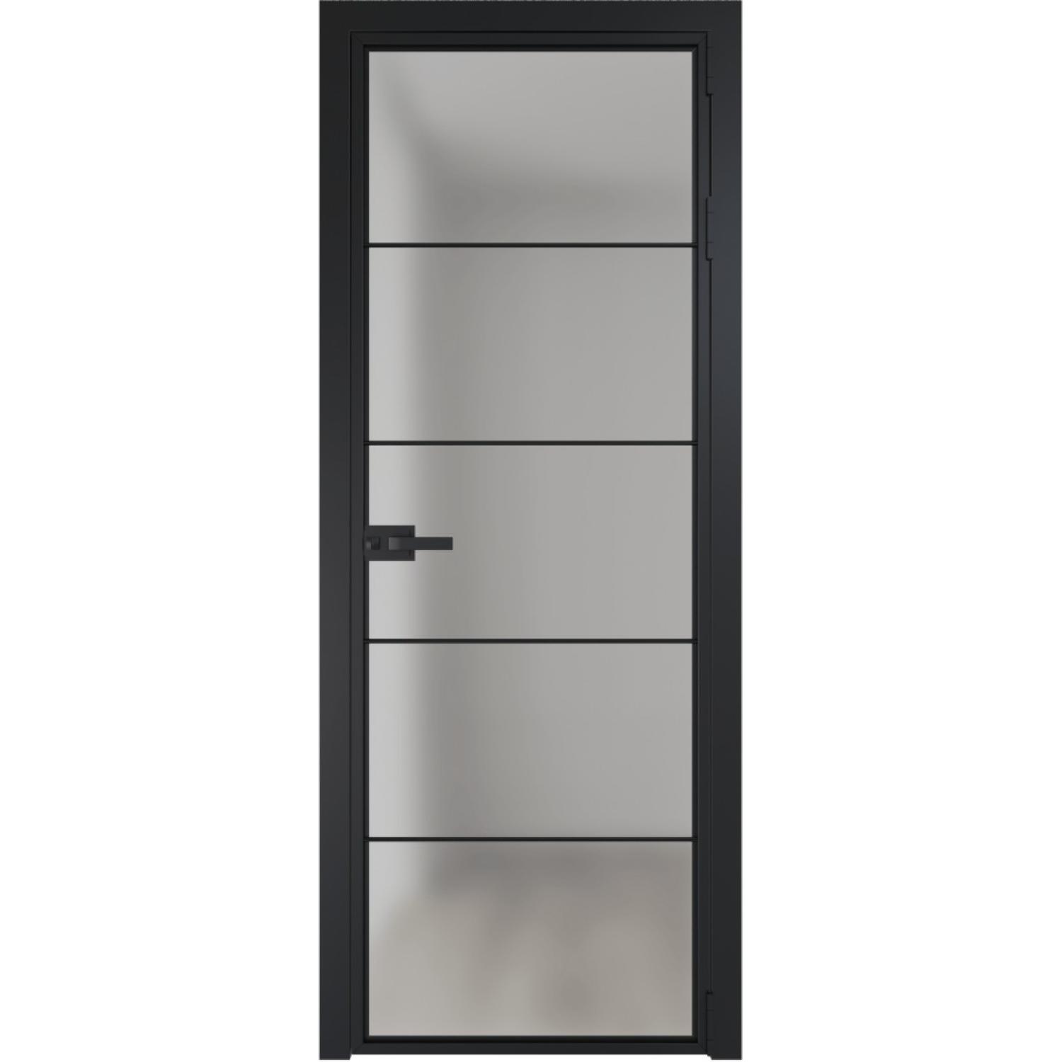 Дверь межкомнатная  алюминиевая  5 AX ProfilDoors (Черный, Матовое)