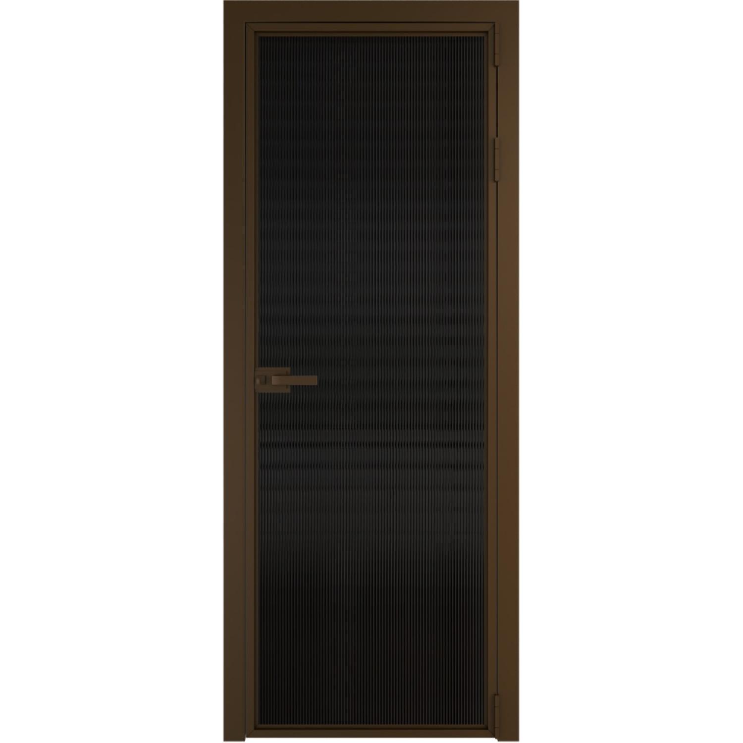 Дверь межкомнатная  алюминиевая  1 AX ProfilDoors (Деорэ, Мору черное)