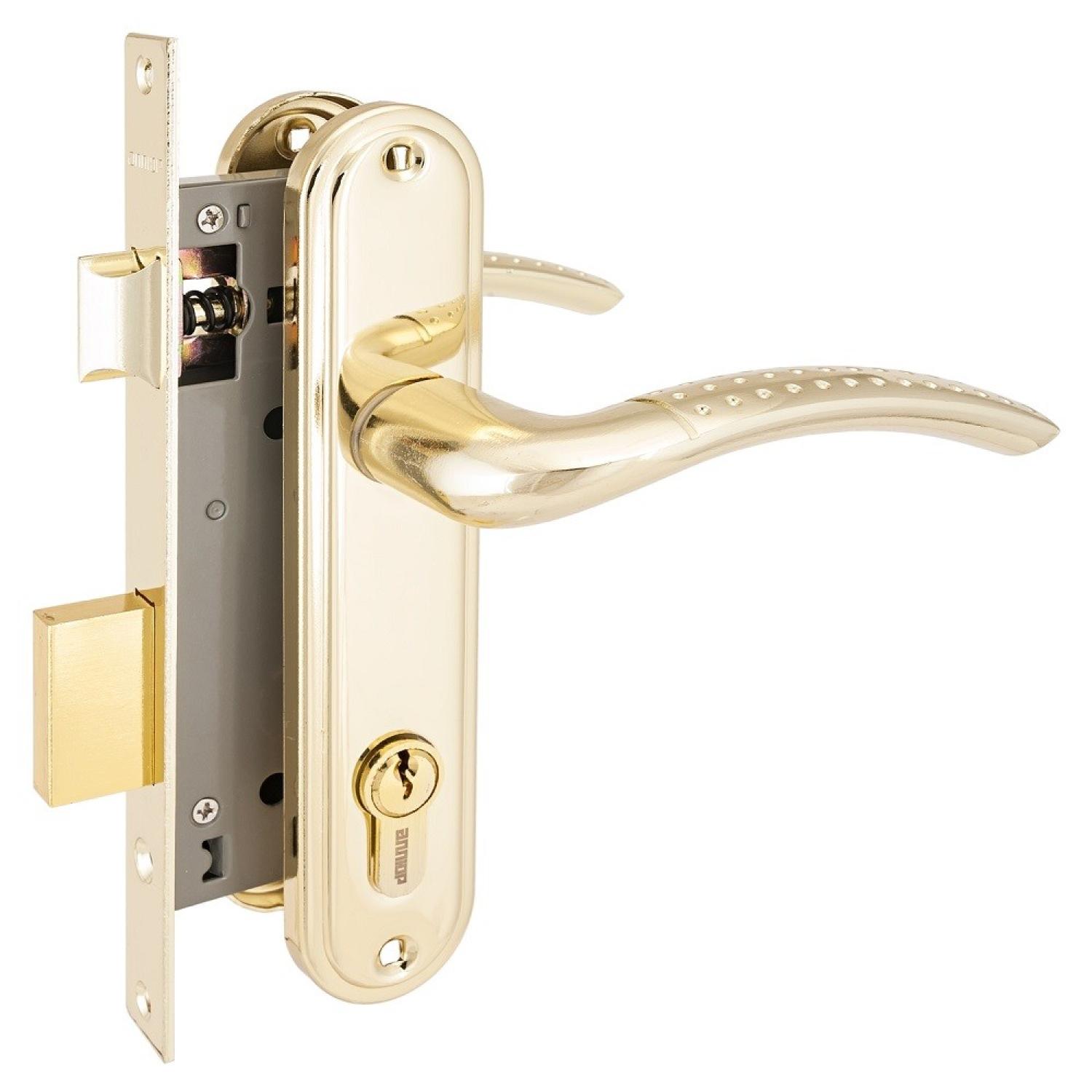 Замок врезной 132/1 (латунь)