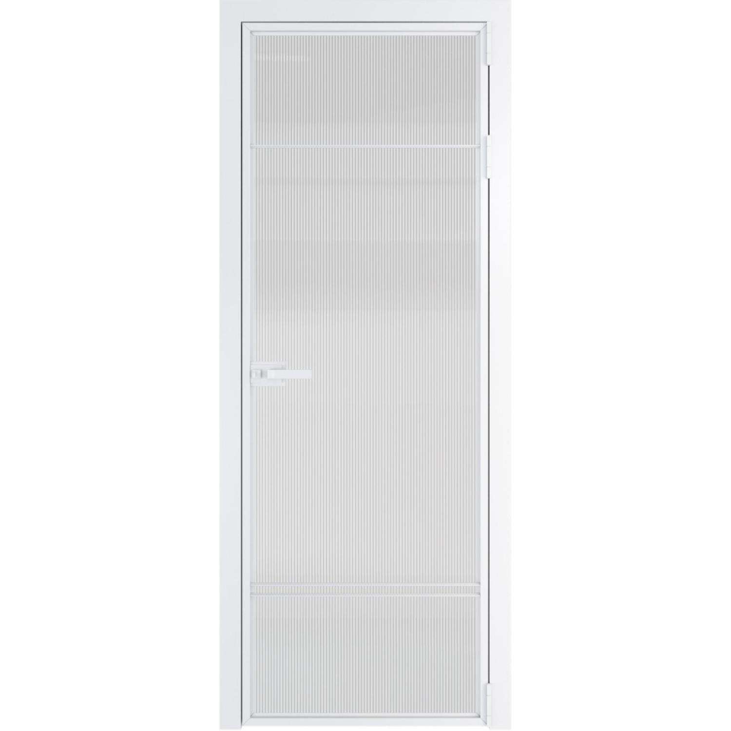 Дверь межкомнатная  алюминиевая  4 AX ProfilDoors (Вайт, Мору осветленное)
